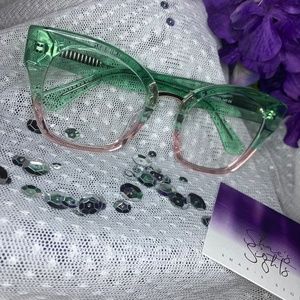 Pink and Green Glasses